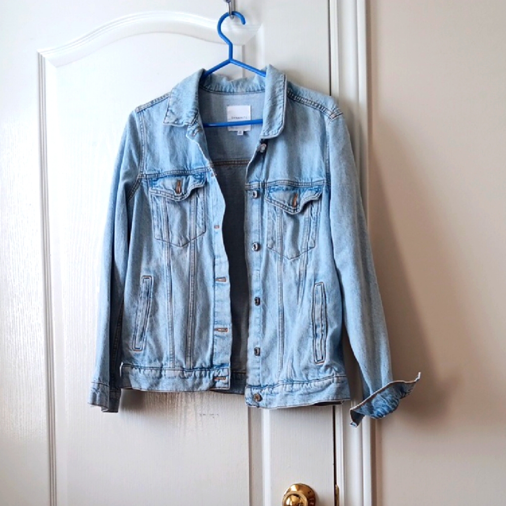 Dynamite Blue Jean Jacket Oversided Style - Picture 2 of 5